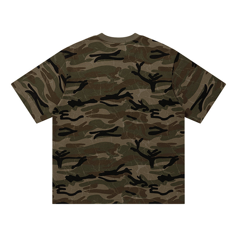 Camouflage printed T-shirt