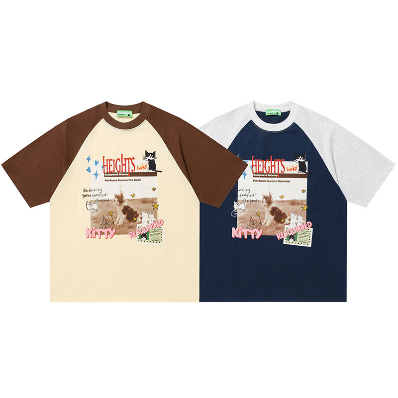 Shoulder sleeved T-shirt