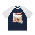 Shoulder sleeved T-shirt