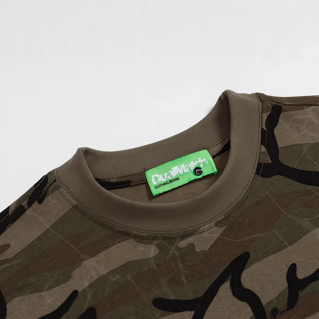 Camouflage printed T-shirt